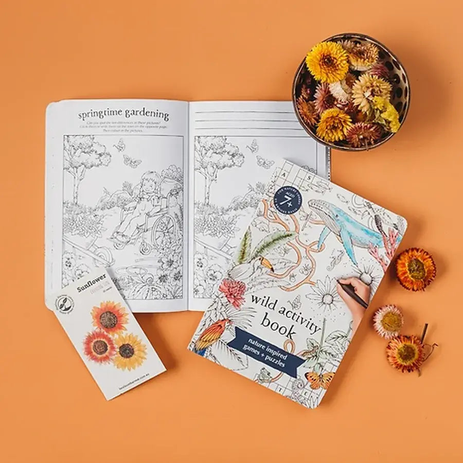 Your Wild Activity Book For Kids Colouring In